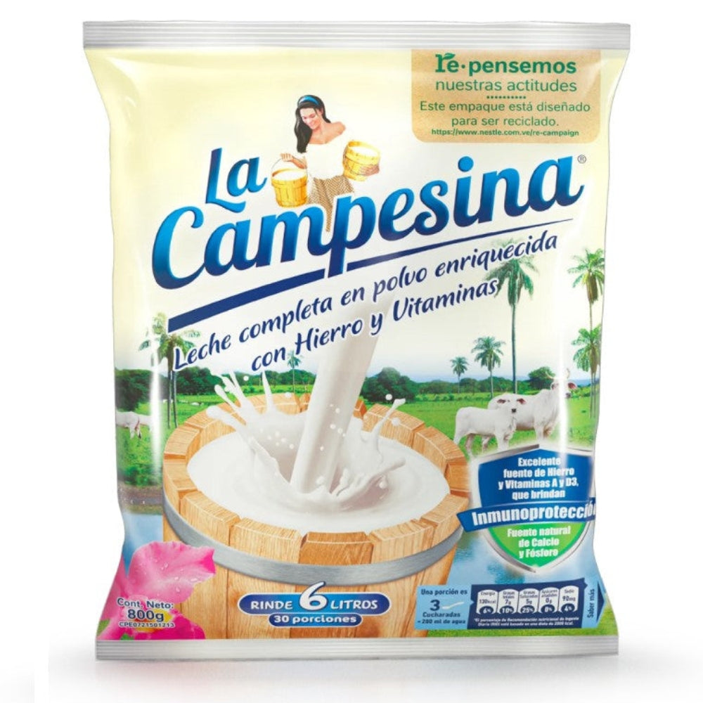 Leche La Campesina En Polvo 800gr