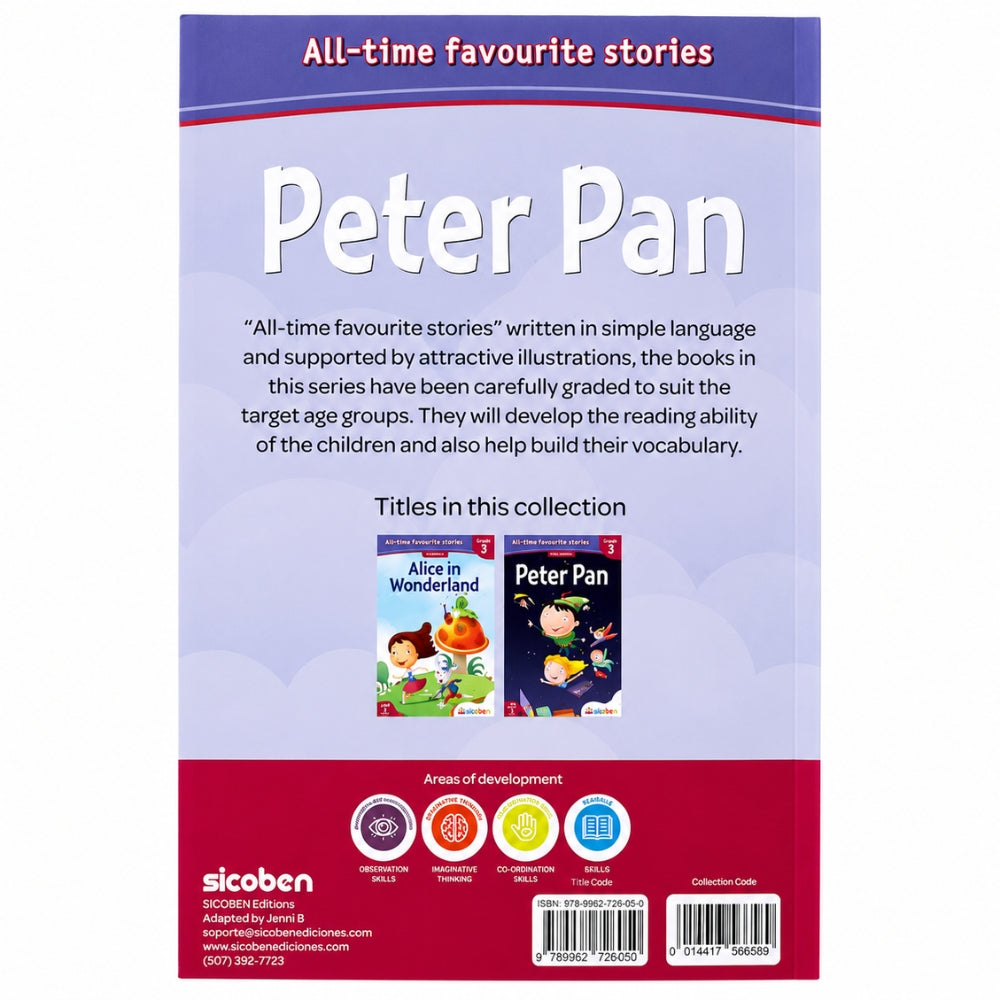 Sicoben "Peter Pan" Coleccion All-Time Favourite Stories Level 3 7+