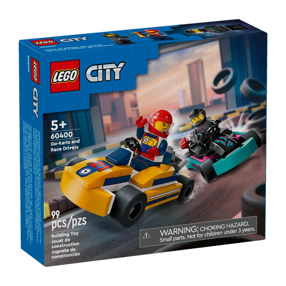 Lego City Go-Karts And Race Drivers 99pzs