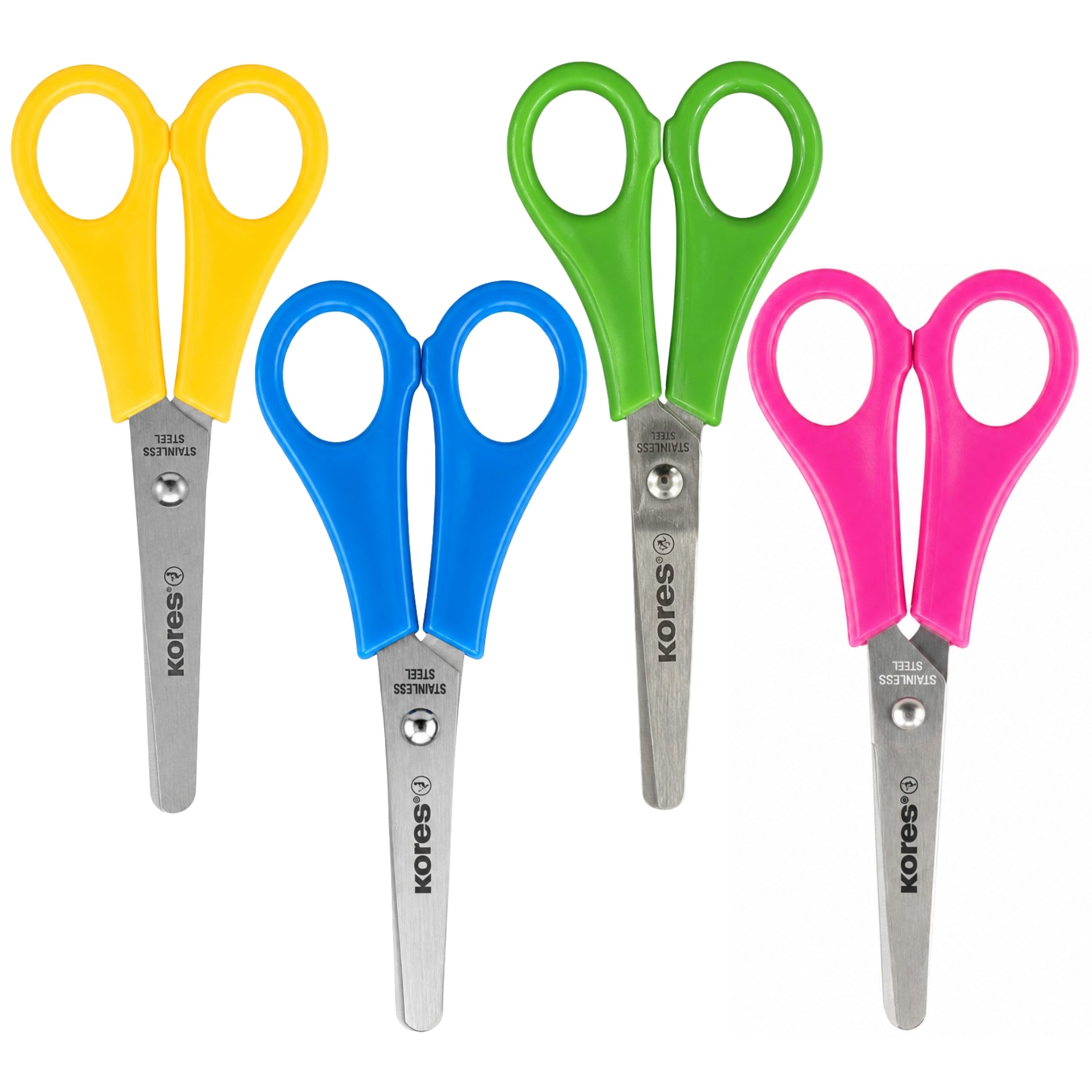 Kores Tijera Escolar Colores Varios