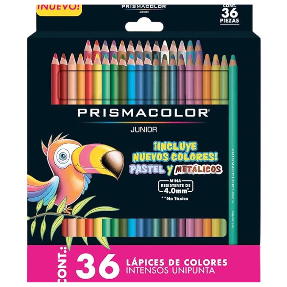 Prismacolor Lapices de Colores Unipunta Junior 36 Und