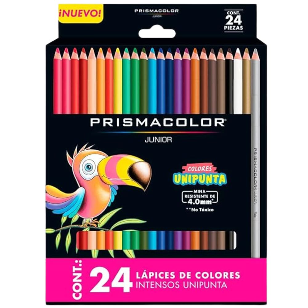 Prismacolor Lapices de Colores Unipunta Junior 24 Und