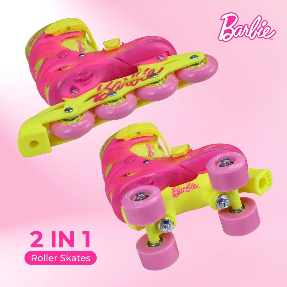 Barbie 2 in 1 Roller Skates Sizes 12-2