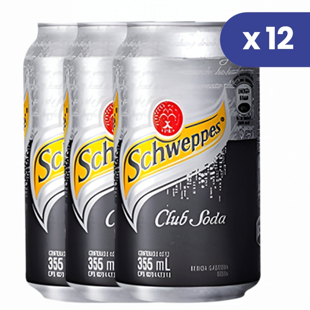 Soda Schweppes Pack de 12 Latas de 355ml