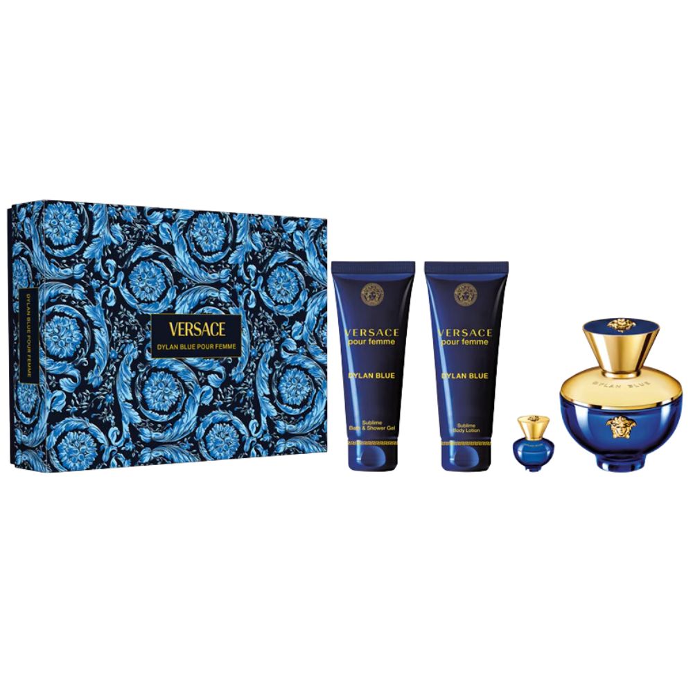 Versace Dylan Blue Pour Femme Set 4 Piezas