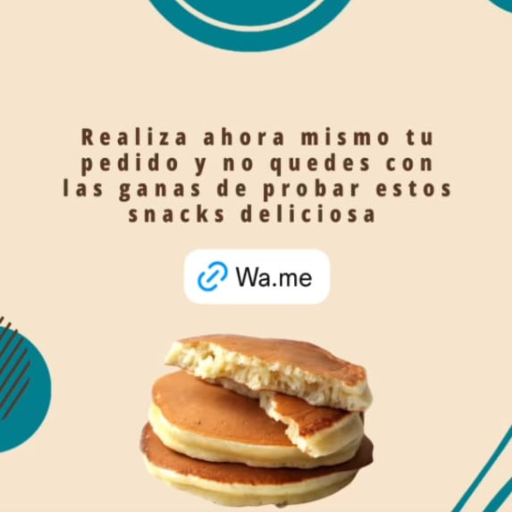 Que Bites Pancakes de Avena y Banana 50Und