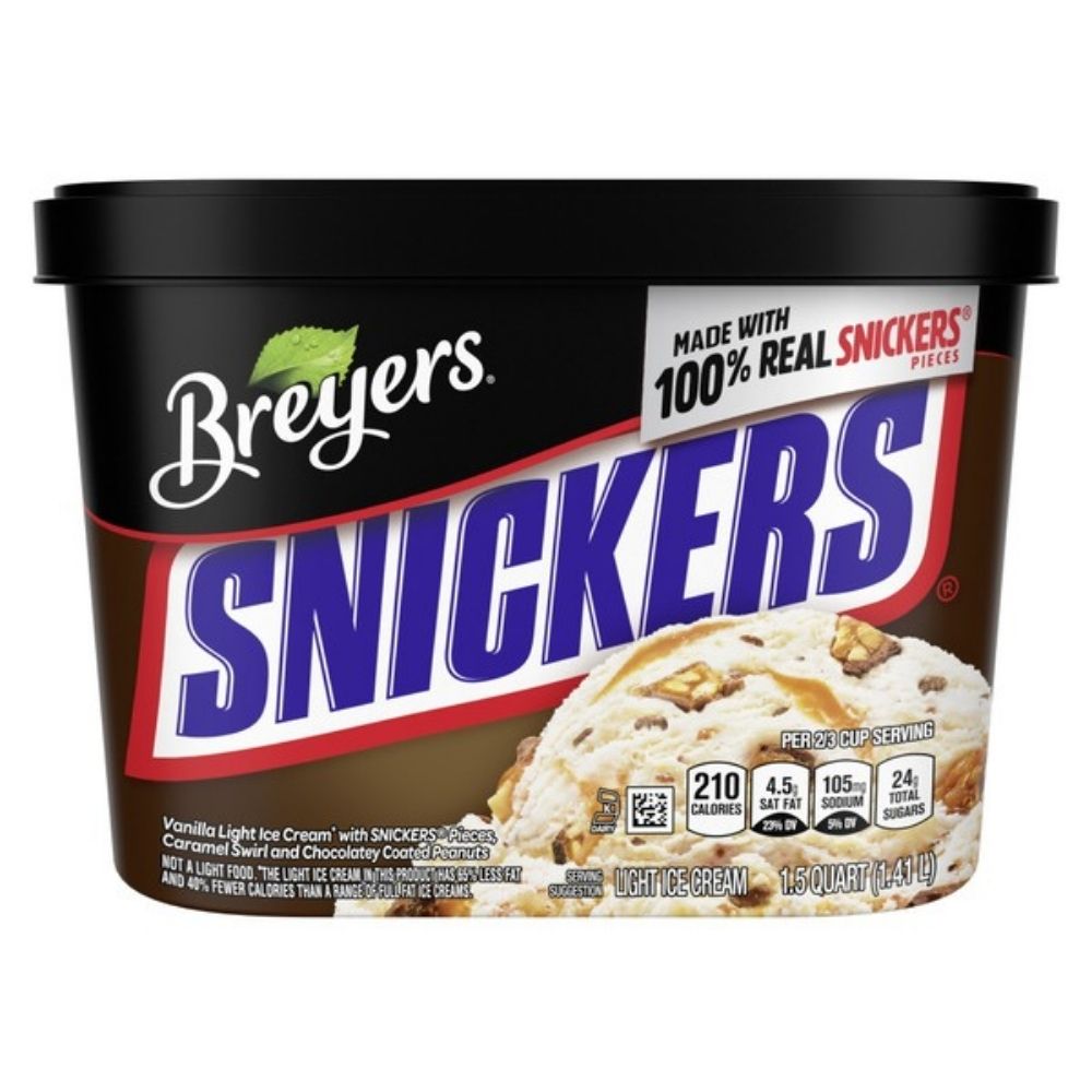 Helado Breyers Snickers 1.4Lt