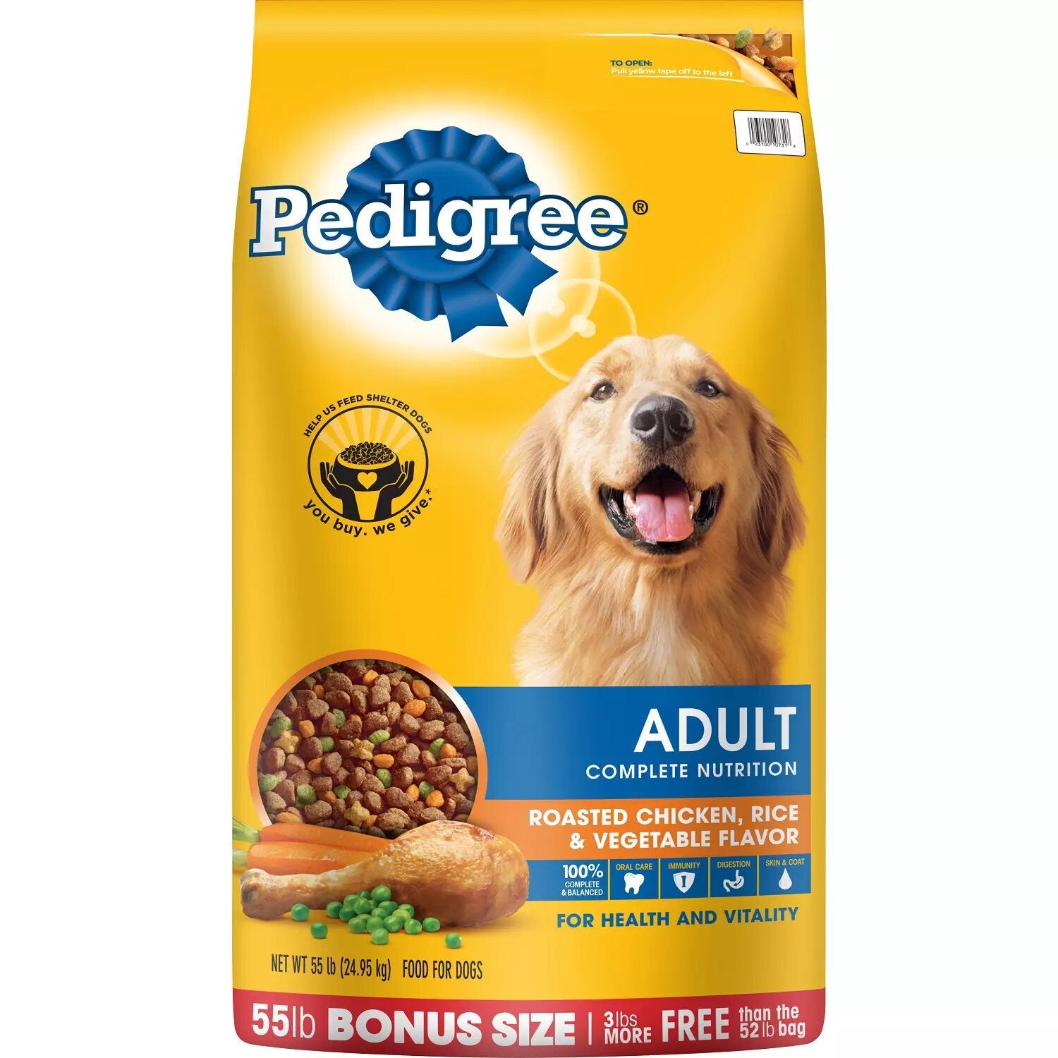 Alimento Para Perros Pedigree Roasted Chicken, Rice and Vegetable 24.95kg - Madison Center