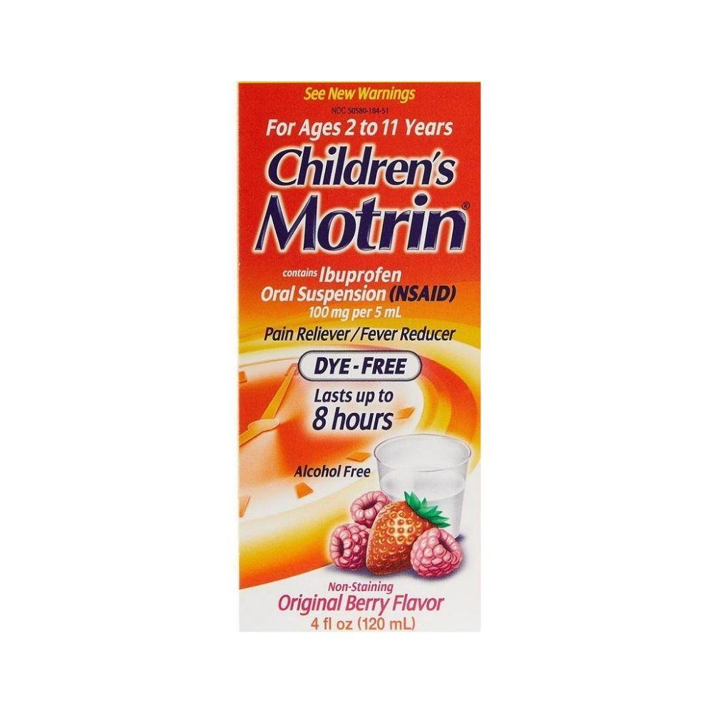 Motrin Suspension Oral Pediatrico 120ml Original Berry - Madison Center