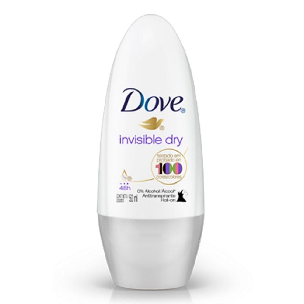 Desodorante Dove Invisible Dry roll on 50ml - Madison Center