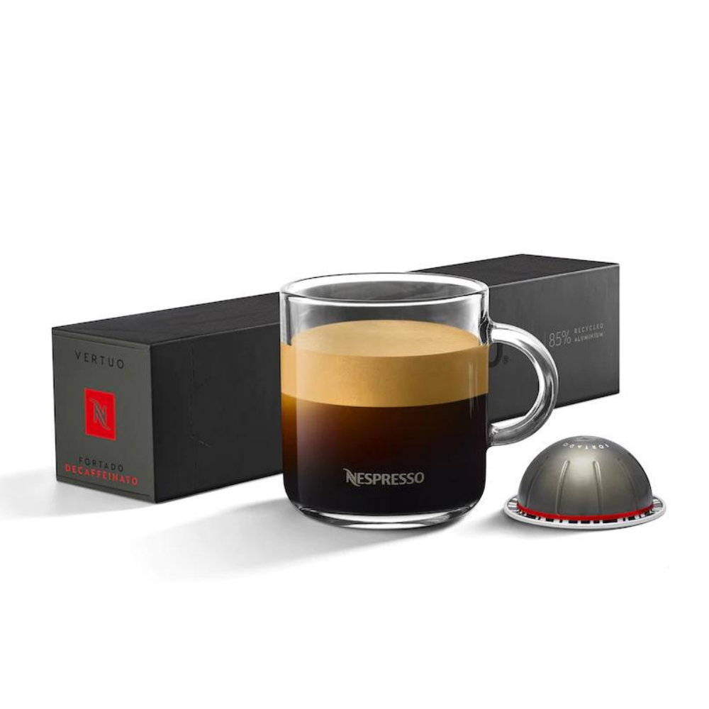 Nespresso Capsules VertuoLine Fortado Decaffeinato 10 Und 150ml