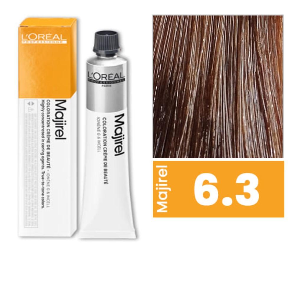Tinte Loreal Majirel 6.3 Rubio Oscuro Dorado 50 ml