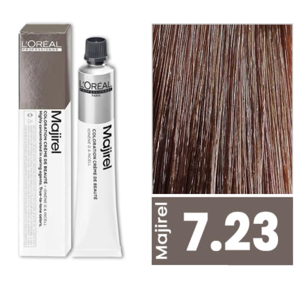 Tinte Loreal Majirel 7.23 Rubio Irisado Dorado 50 ml