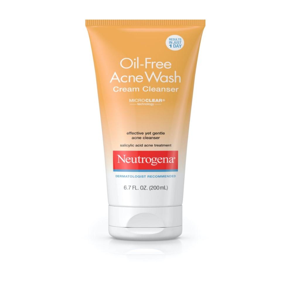Neutrogena Crema Limpiadora Acne Wash Oil Free 189g