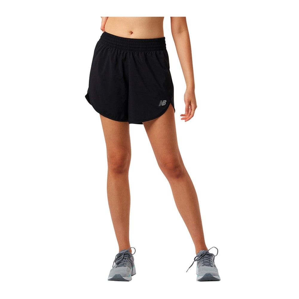 New Balance Short Para Damas De Color Negro