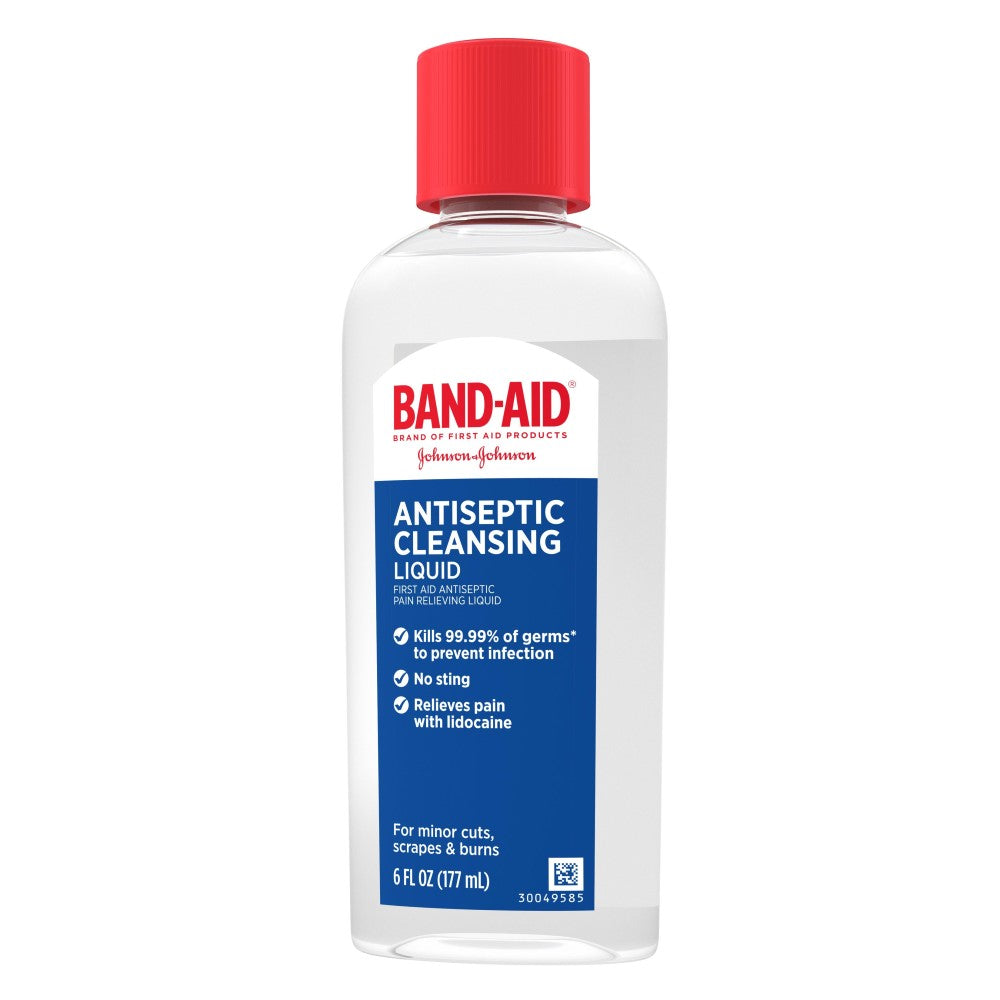 Antiseptic Johnson & Johnson Band-Aid Cleansing Liquid 177ml