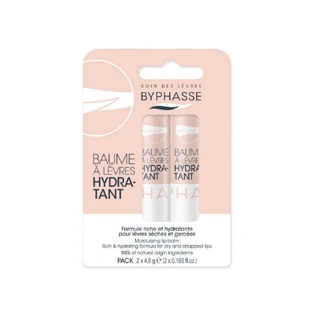 Byphasse Balsamo Labial Baume a Levres Hydratant 2 pack 4.8g