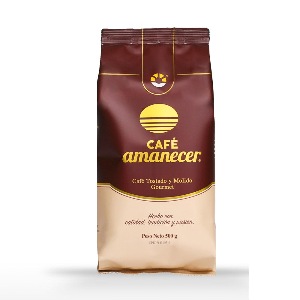 Café Amanecer Tostado y Molido Gourmet 500g