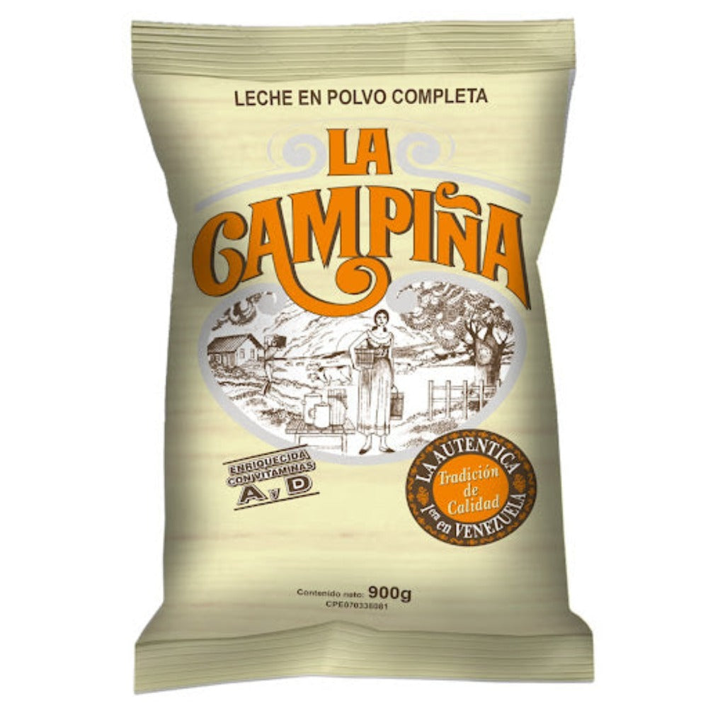 Leche La Campiña En Polvo 900gr