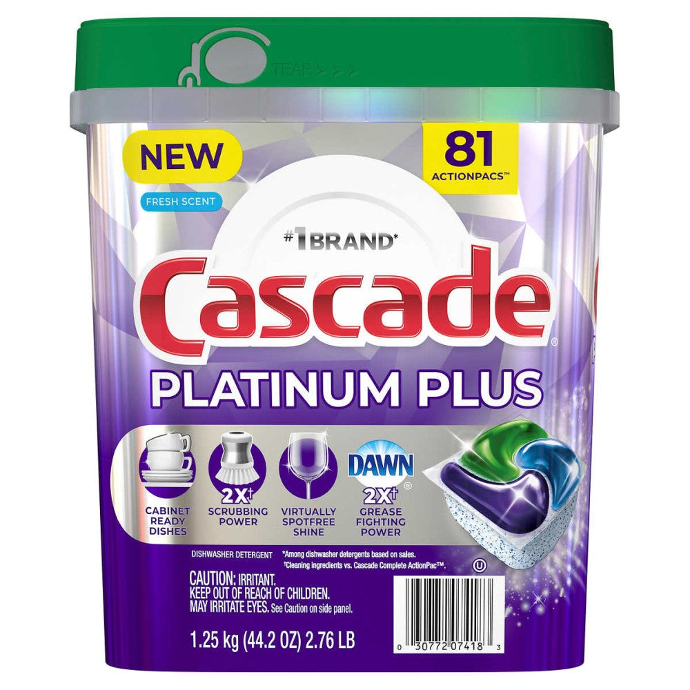 Cascade Platinum Plus Lavaplatos 82 und 1.31kg