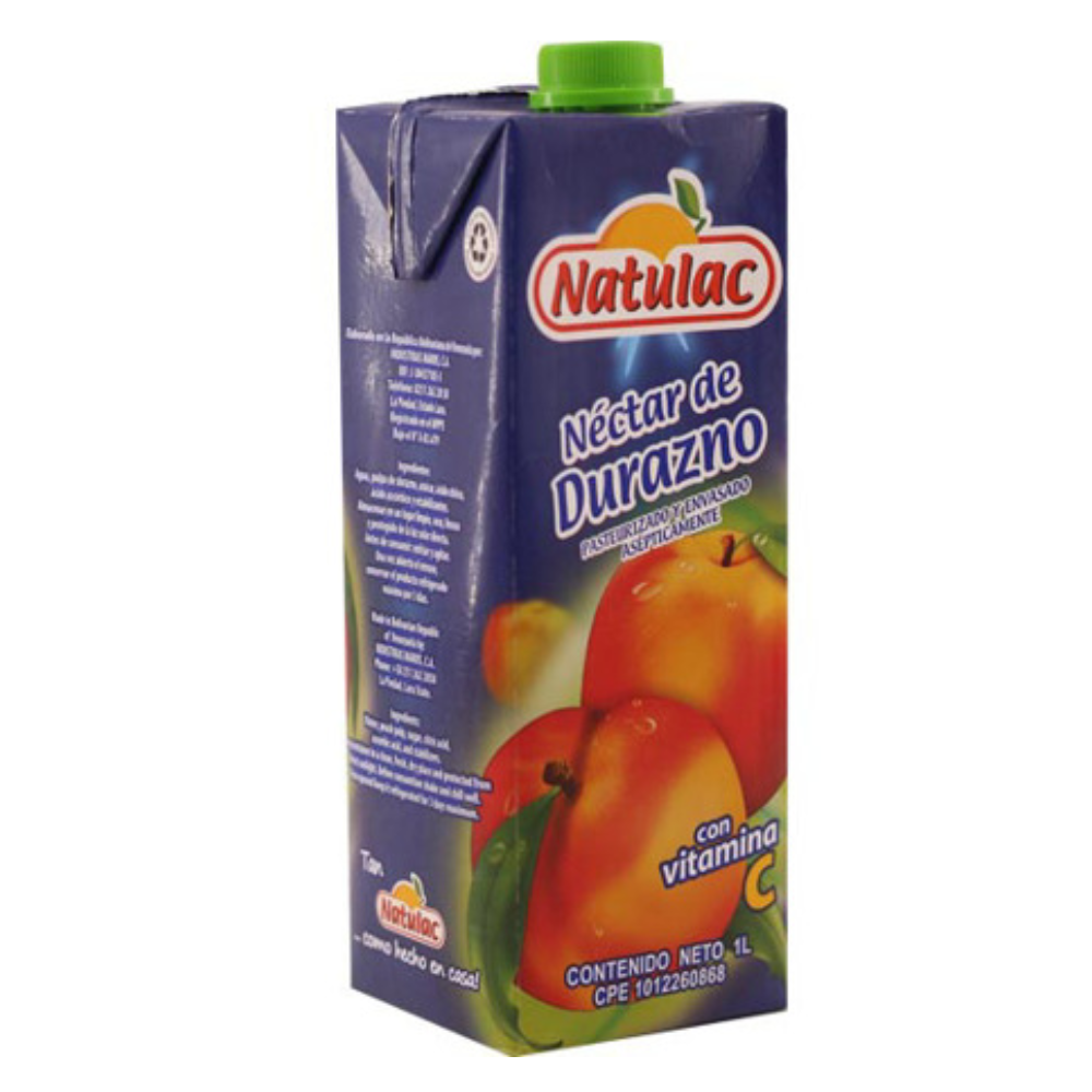 Nectar De Durazno Natulac 1L