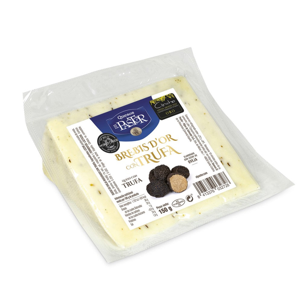 Queso de Oveja El Pastor Brebis D'or Con Trufa Elaborado Con Leche 150g