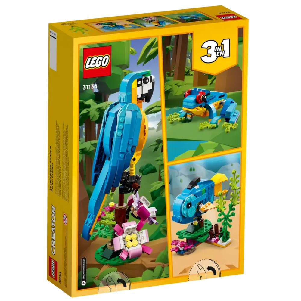 Lego Creator Exotic Parrot 253pza 7+