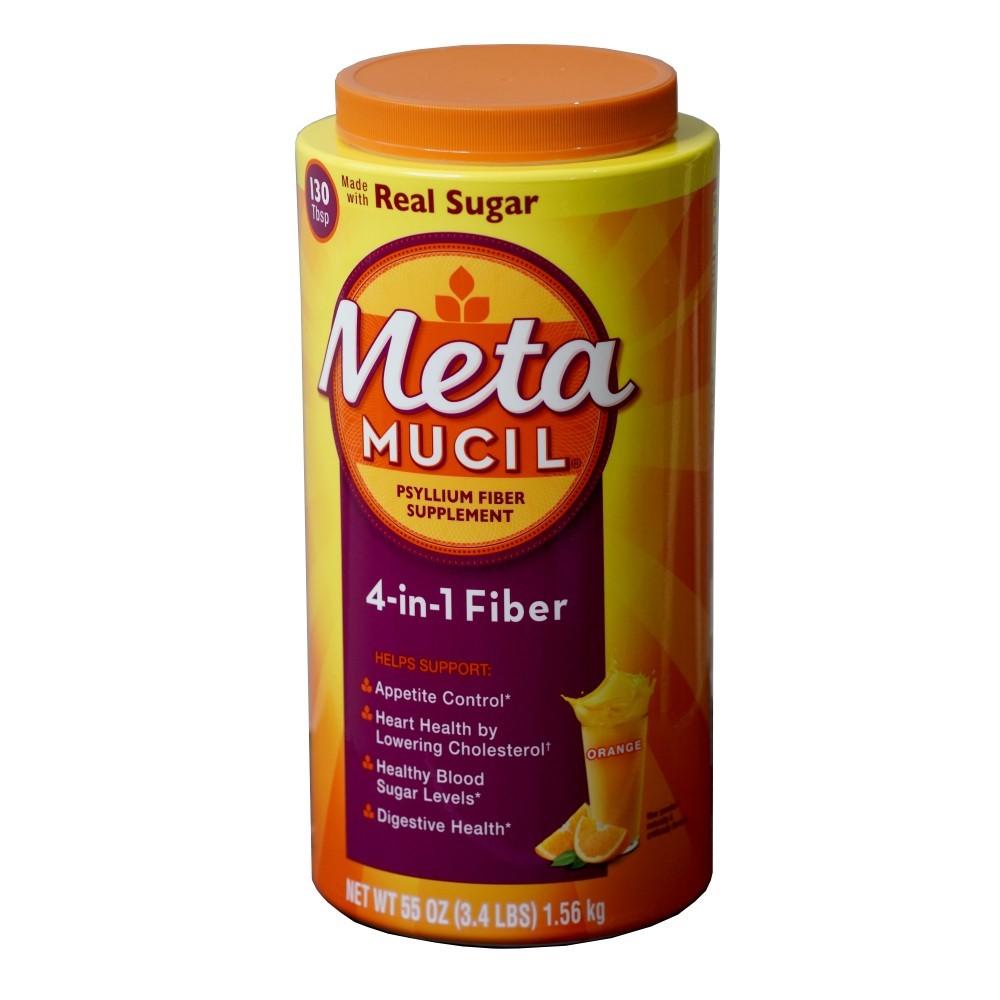 MetaMucil Supplement Fiber Psillium 1.56kg