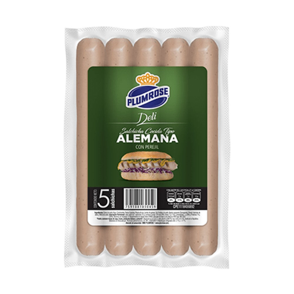Salchichas Plumrose Deli Alemana 5und