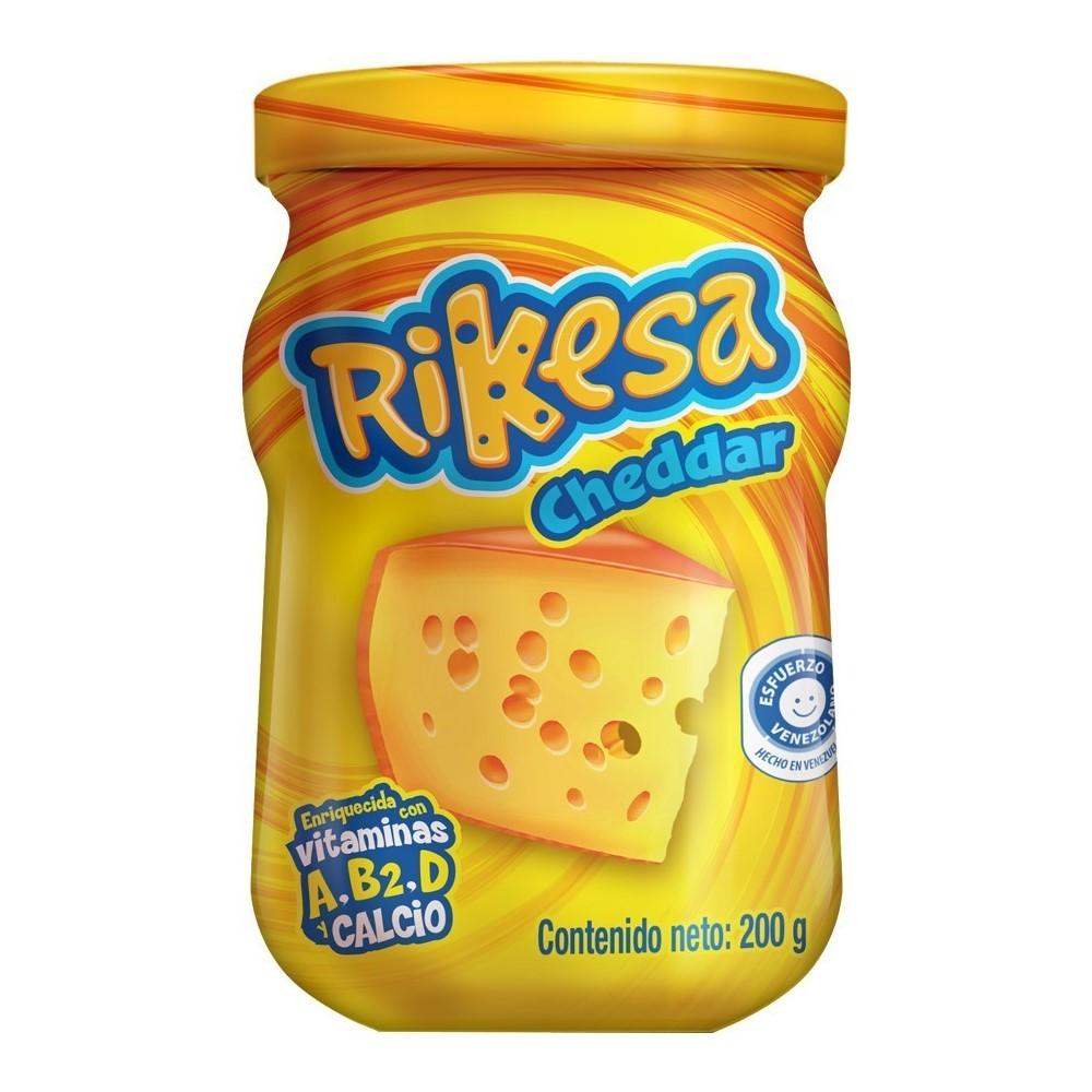 Queso Untable Rikesa Cheddar Original 200gr