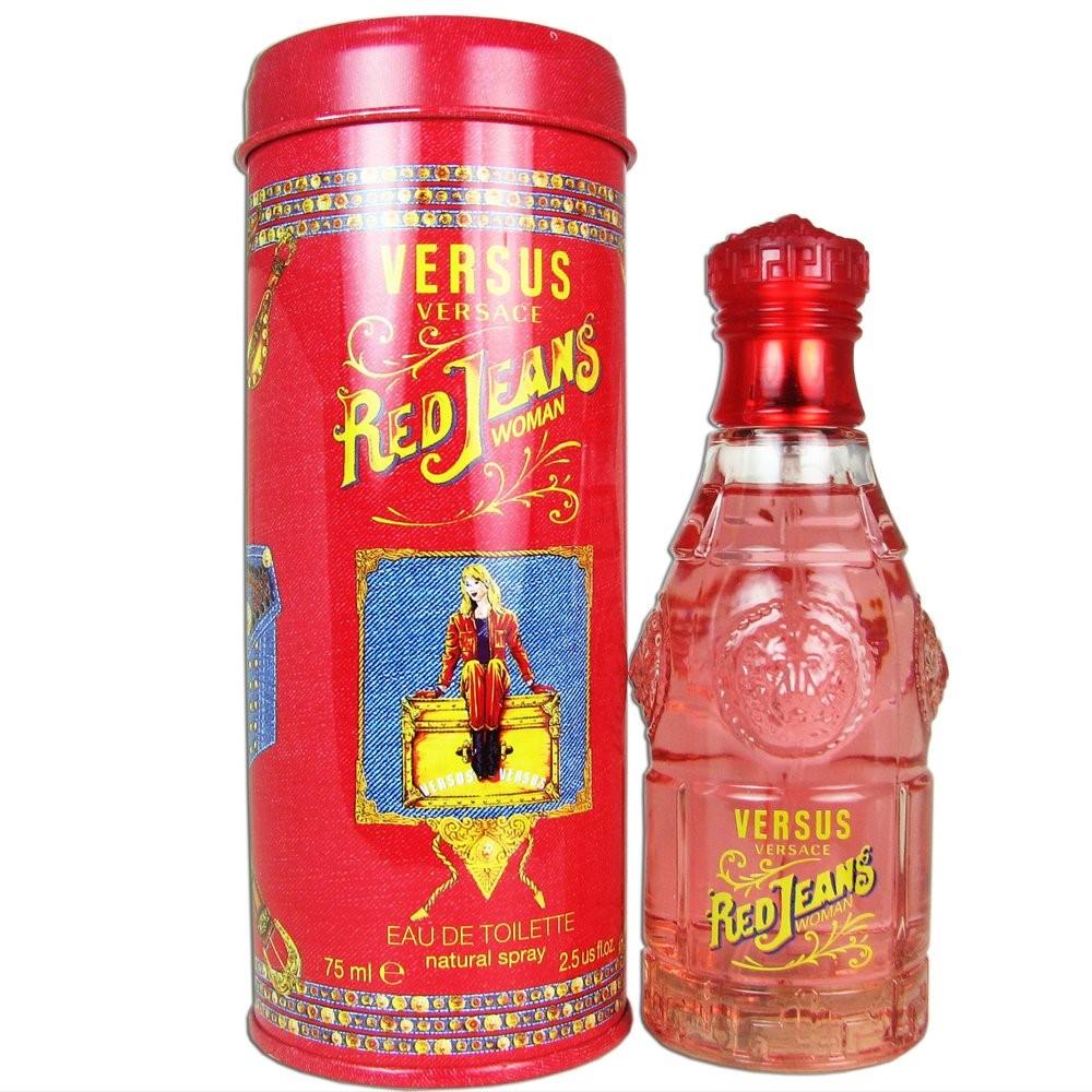Versace Red Jeans Eau De Toilette for Woman 75 ml