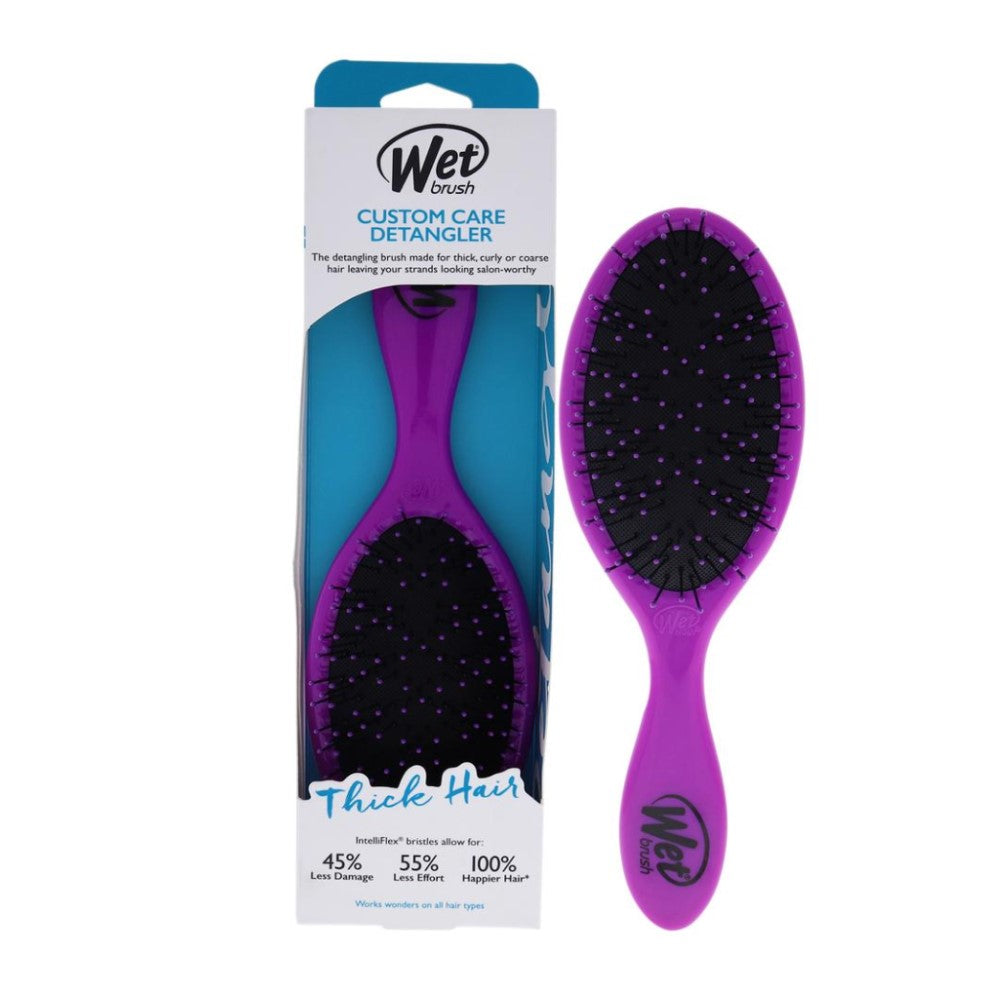 Wet Brush Custom Care Detangler Thick Hair Purple