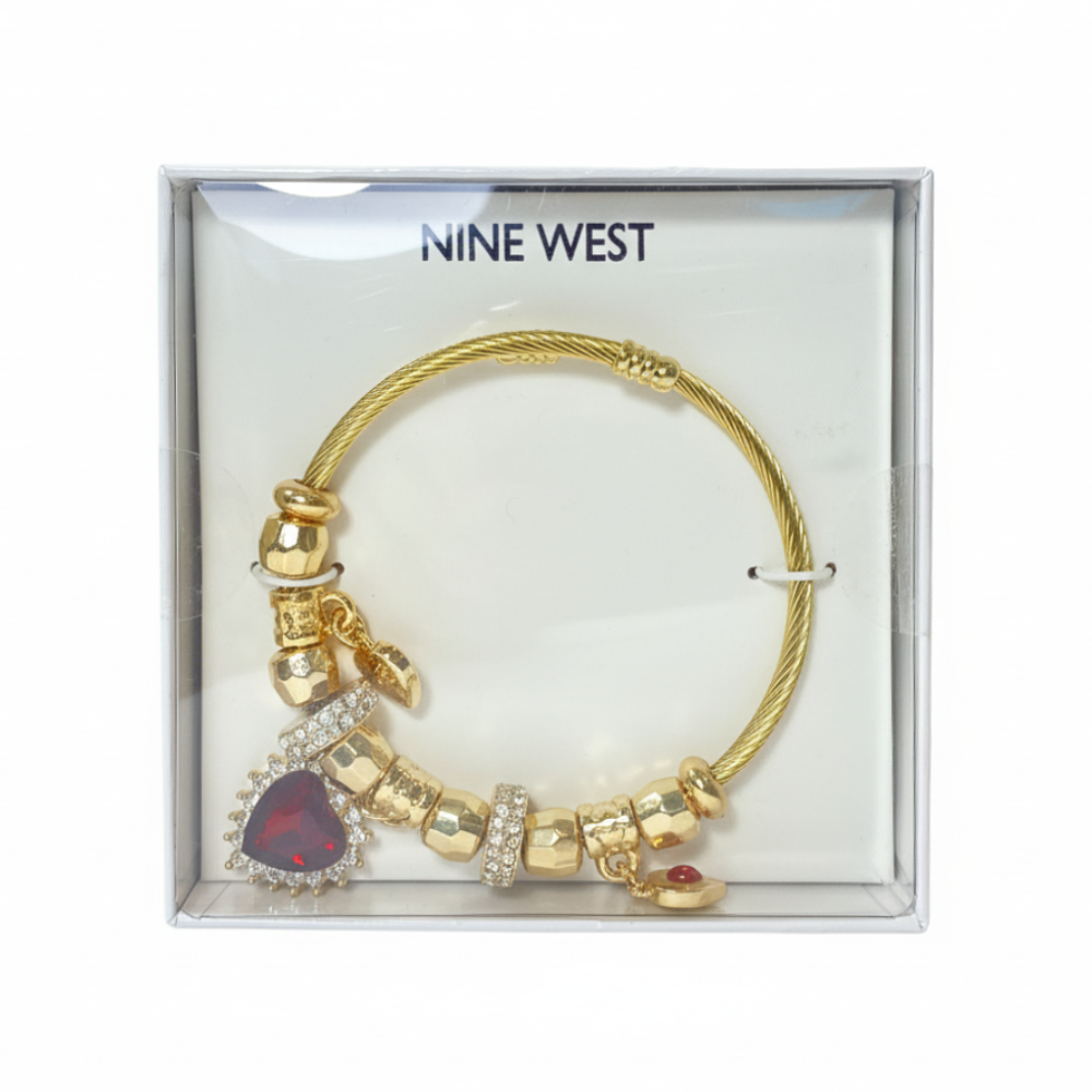 Nine West Pulsera De Corazón Red