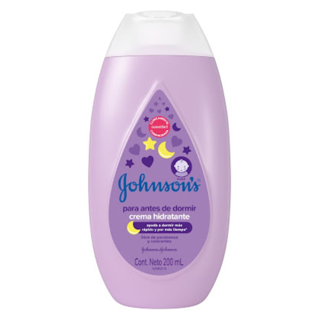 Johnson & Johnson Crema Hidratante Baby Antes De Dormir 200 ml