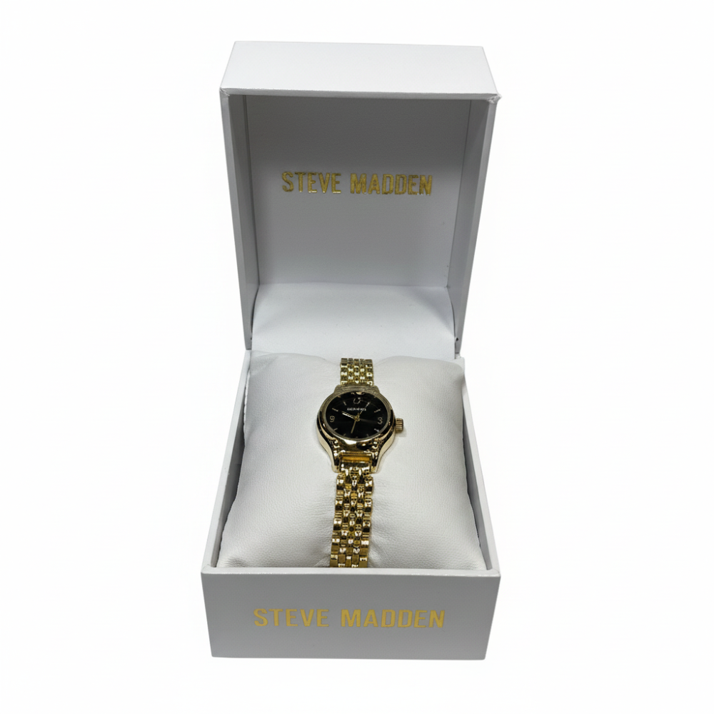 Steve Madden Reloj Golden & Black