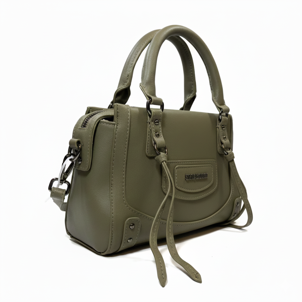 Steve Madden Cartera Satchel Bryle Olive