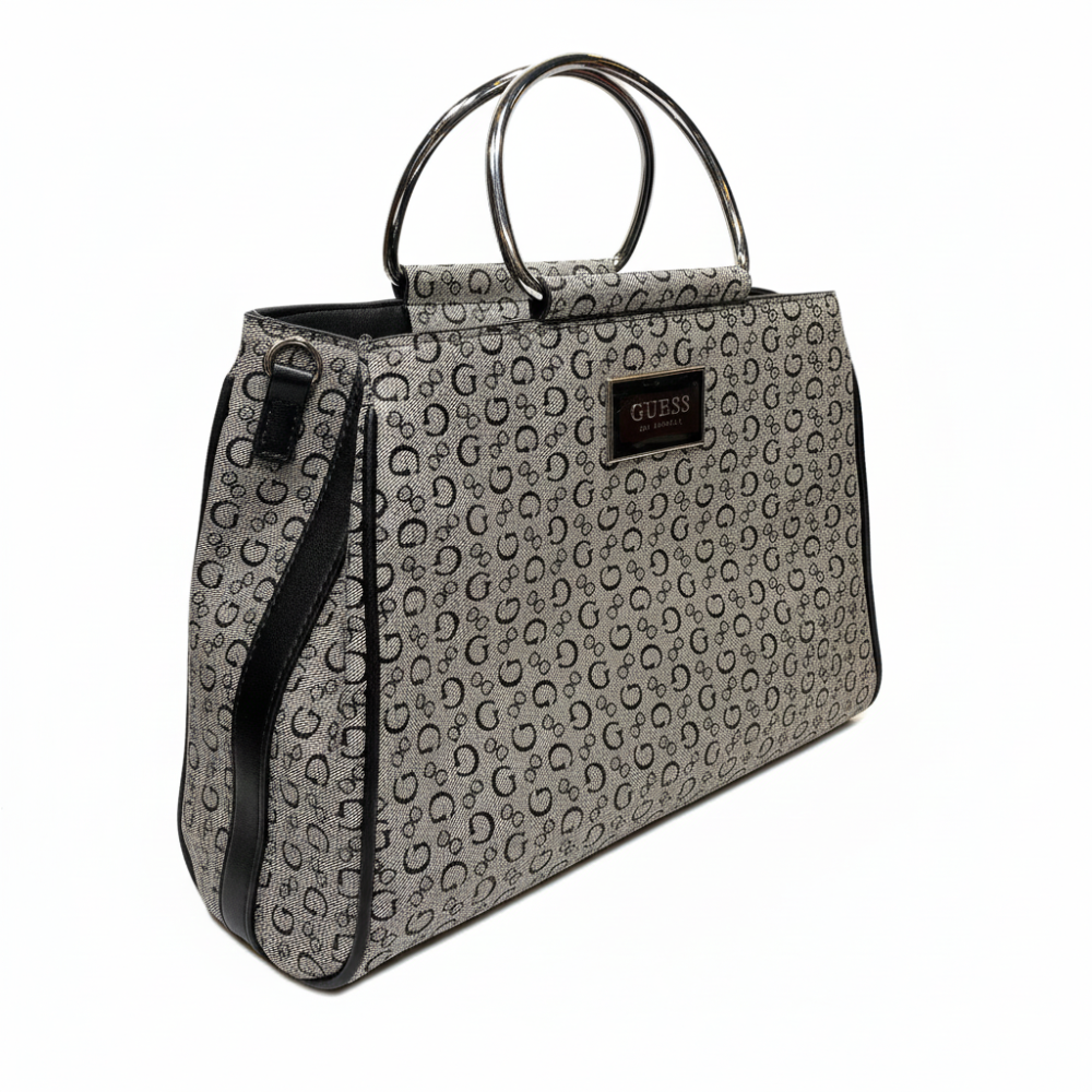 Guess Cartera Satchel Jarson Black