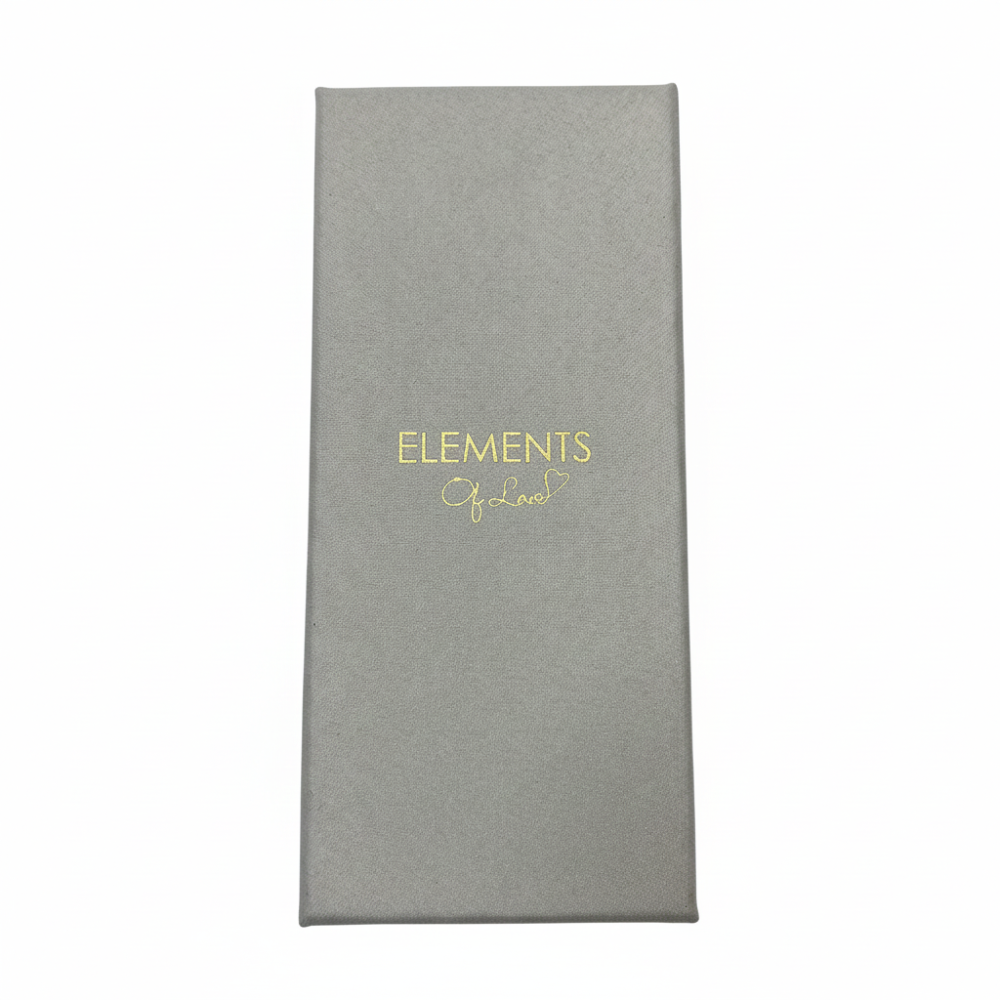 Element Of Love Collar Golden Trebol Turquesa & Zirconia