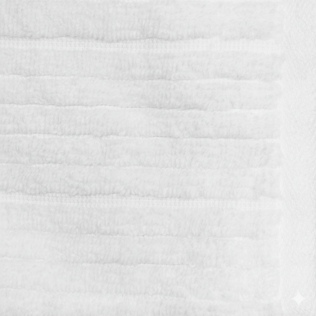 Toalla Calvin Klein Upward White Bath Towel 76cm x 142cm