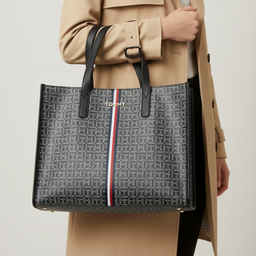 Tommy Hilfiger Cartera Logo Black