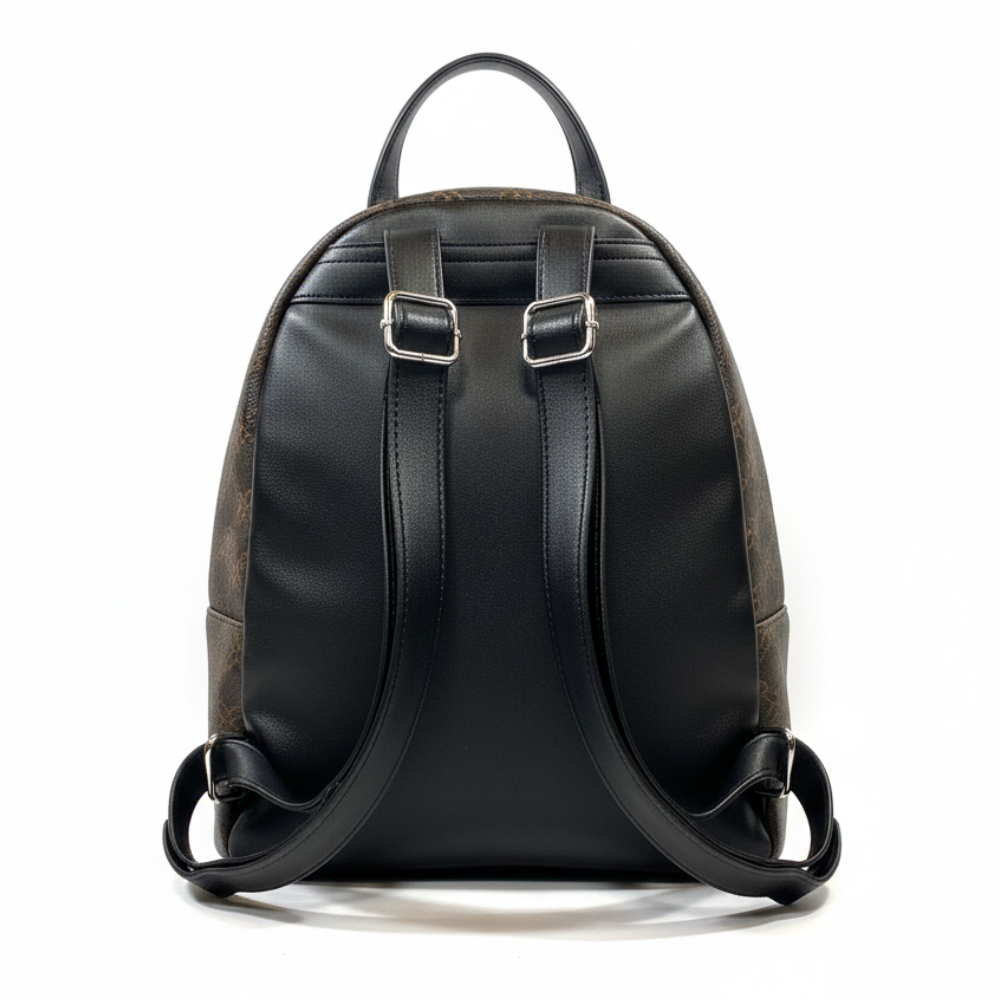 Nine West Bolso Vonetta Brown Logo Black