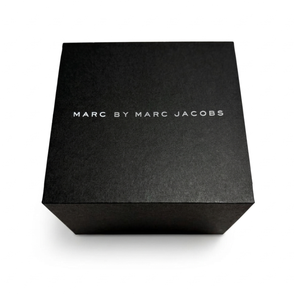 Marc Jacobs Reloj Amy Para Damas Silver & Cristales Turquoise