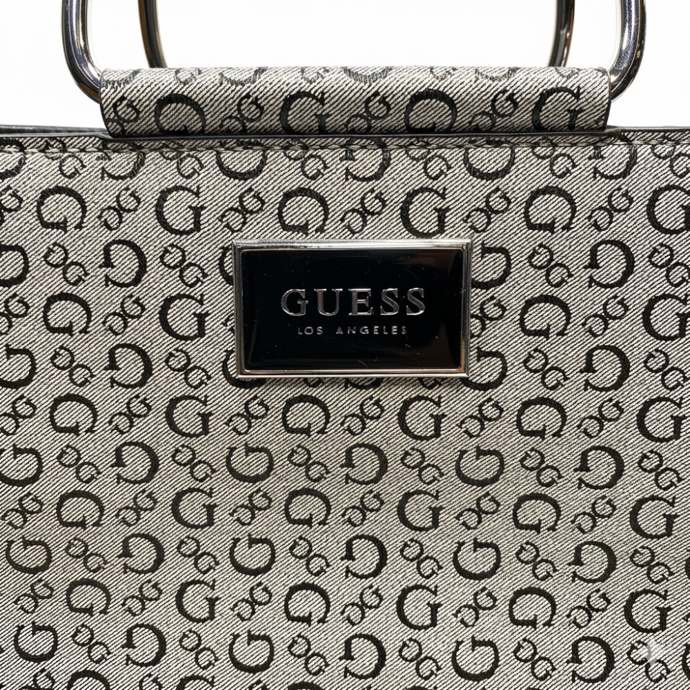 Guess Cartera Satchel Jarson Black