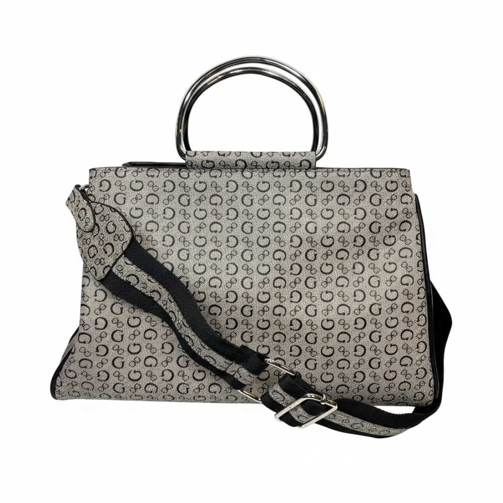 Guess Cartera Satchel Jarson Black