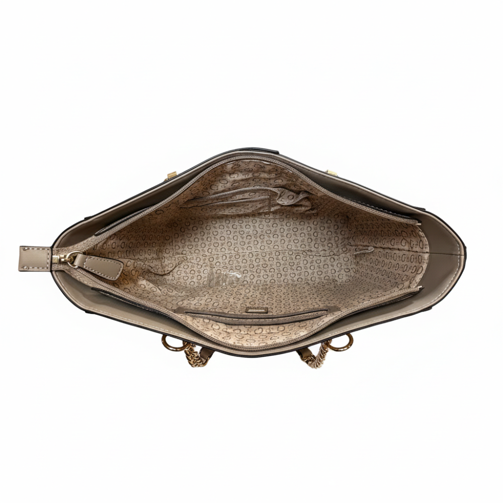 Guess Cartera Tote Kerry Caramel