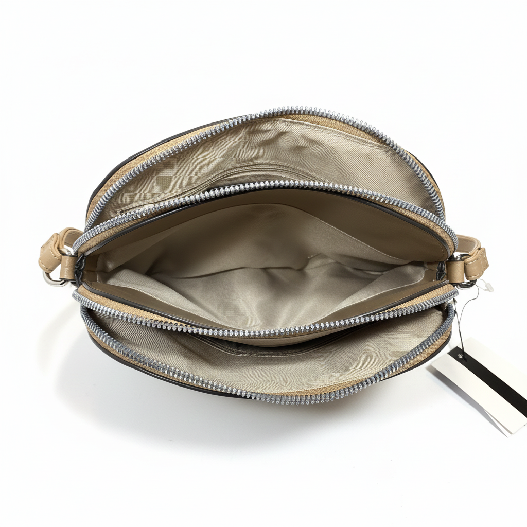 Nine West Cartera Mini Lillie Light Khaki Logo