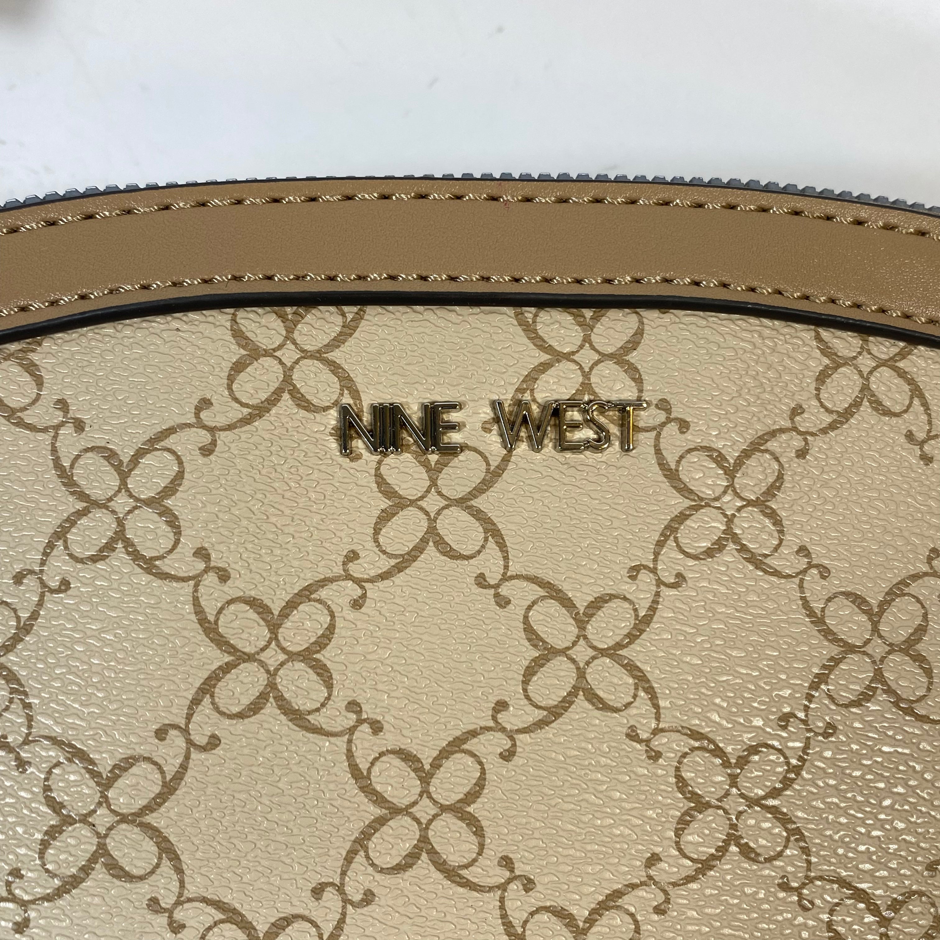 Nine West Cartera Mini Lillie Light Khaki Logo