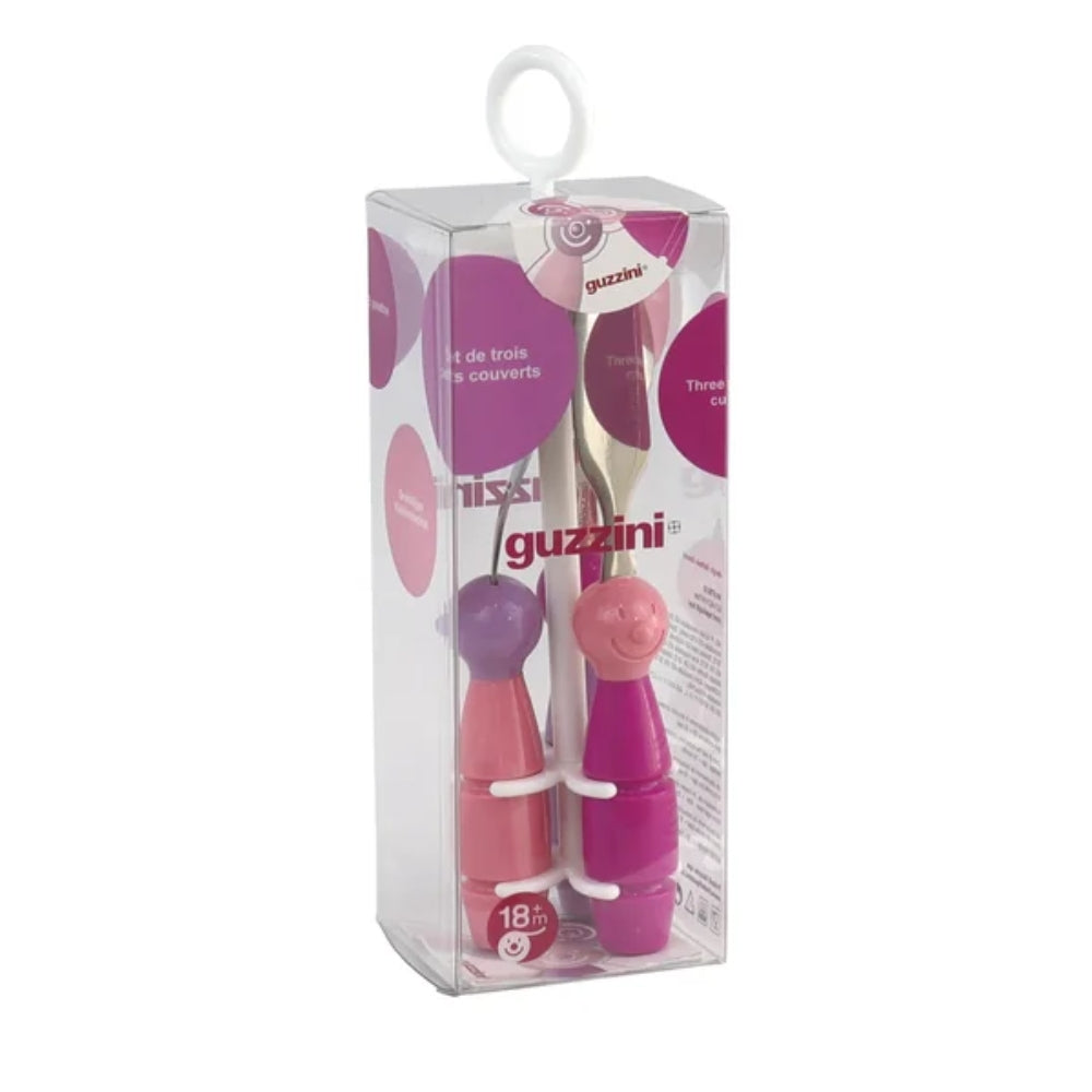 Guzzini Billo-Bimbi Set De Cubiertos De 3 Piezas