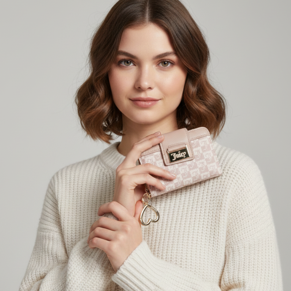 Juicy Couture Monedero Pink Logo