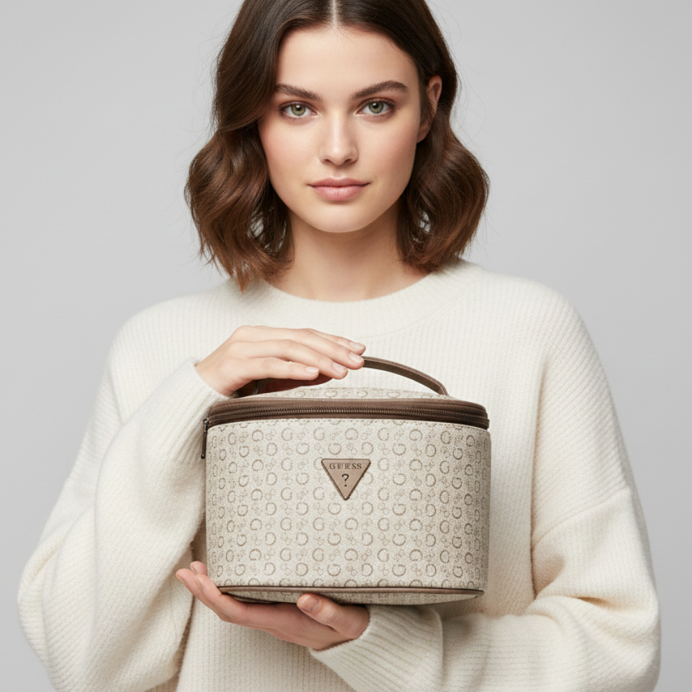 Guess Portacosmeticos Junction Travel Mauve